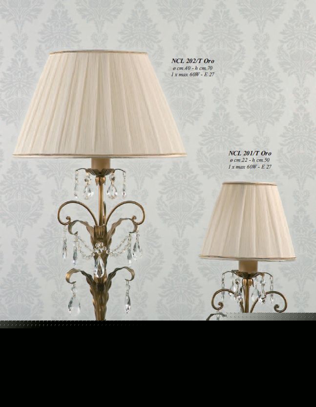 Настольная лампа NCL202/T NCL201/T из Италии – купить в интернет магазине